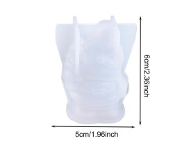 Molde silicona Papa Noel con pino 